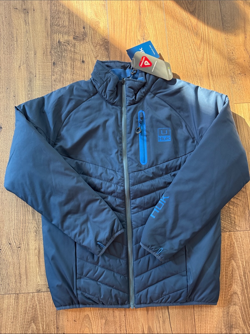 Huk Men's Icon X Puffy Navy Blue Insulated Jacket
